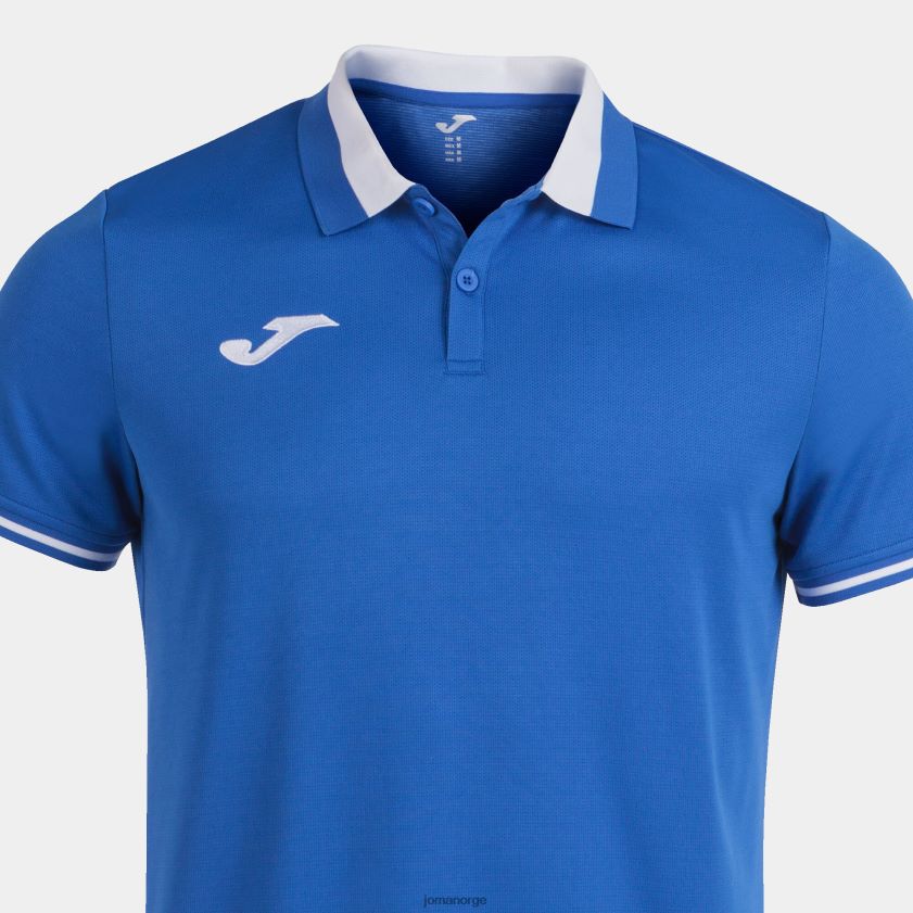nei Joma polo skjorte kortermet mesterskap vi kongeblå hvit FBD0T01339 menn