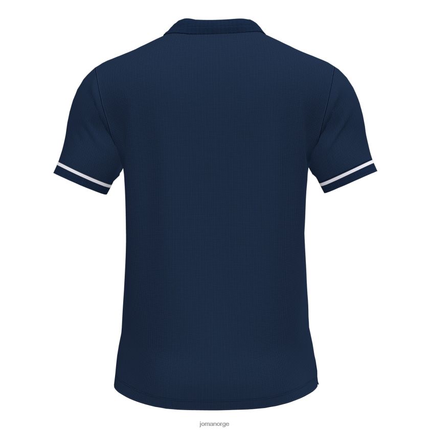 nei Joma polo skjorte kortermet mesterskap vi marineblå hvit FBD0T0733 menn