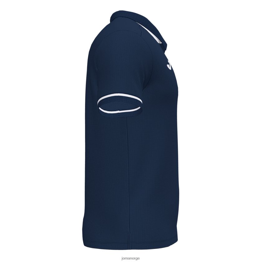 nei Joma polo skjorte kortermet mesterskap vi marineblå hvit FBD0T0733 menn