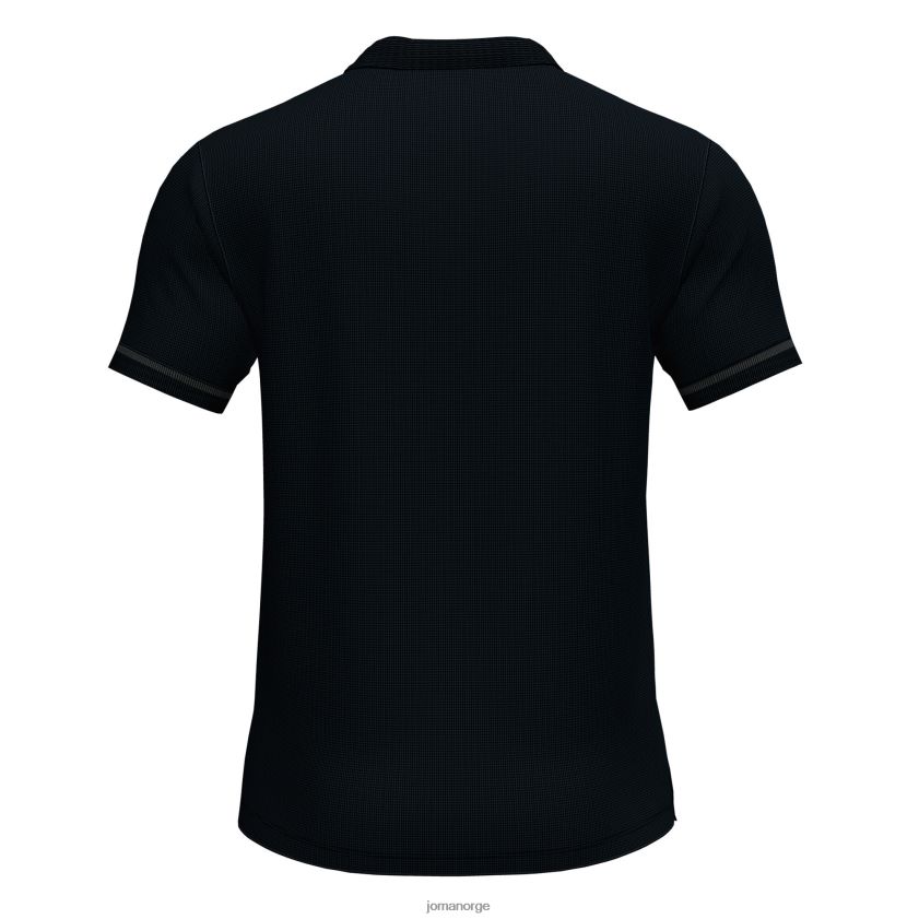 nei Joma polo skjorte kortermet mesterskap vi svart mørkegrå FBD0T01021 menn