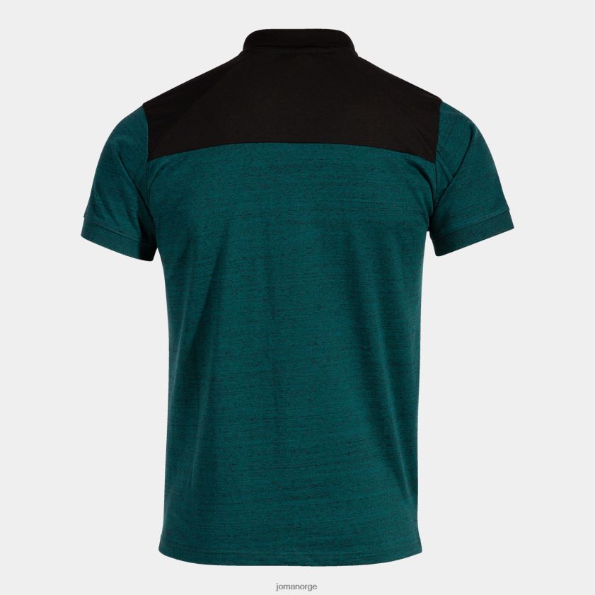 nei Joma polo skjorte kortermet vinner ii grønn svart FBD0T03217 menn