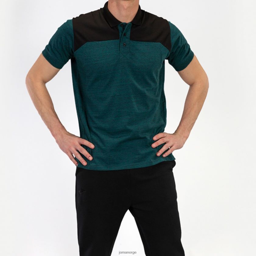 nei Joma polo skjorte kortermet vinner ii grønn svart FBD0T03217 menn
