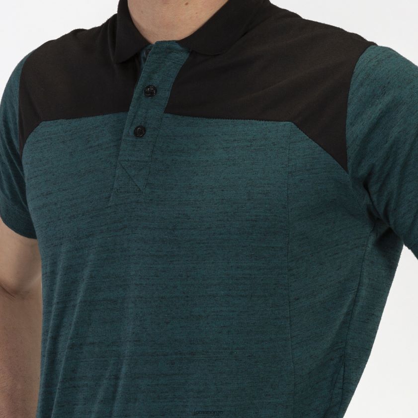 nei Joma polo skjorte kortermet vinner ii grønn svart FBD0T03217 menn