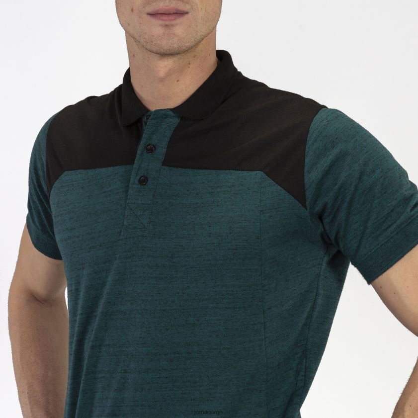nei Joma polo skjorte kortermet vinner ii grønn svart FBD0T03217 menn