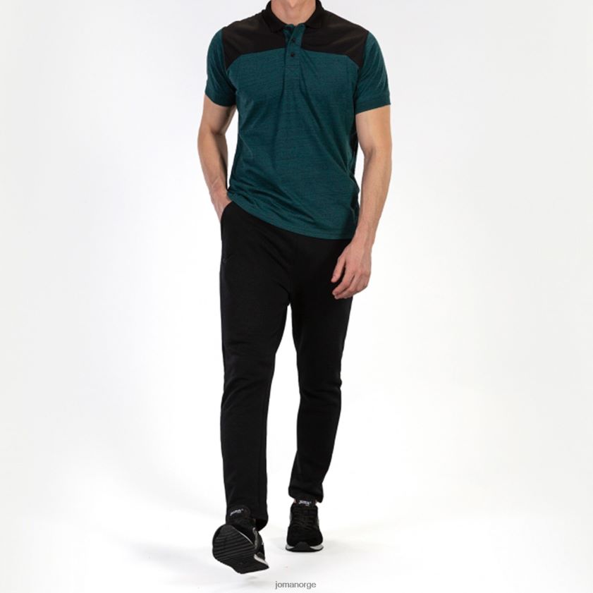 nei Joma polo skjorte kortermet vinner ii grønn svart FBD0T03217 menn
