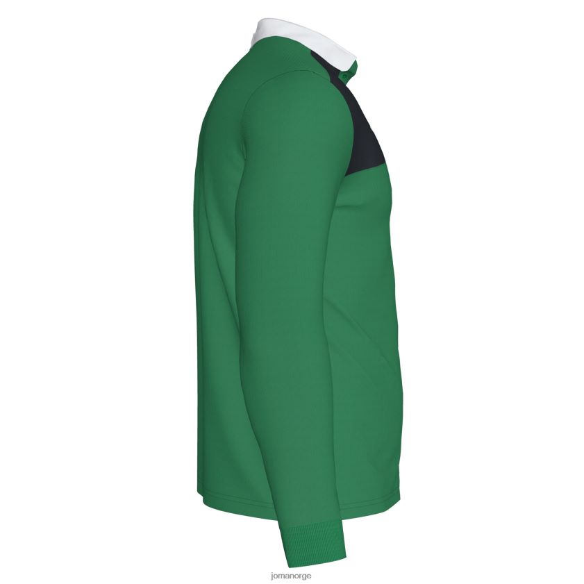 nei Joma polo skjorte langermet vinner ii grønn svart FBD0T01284 menn
