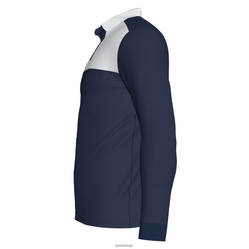 nei Joma polo skjorte langermet vinner ii marineblå hvit FBD0T03383 menn