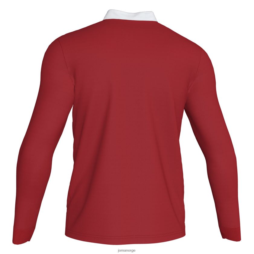 nei Joma polo skjorte langermet vinner ii rød marineblå FBD0T0524 menn