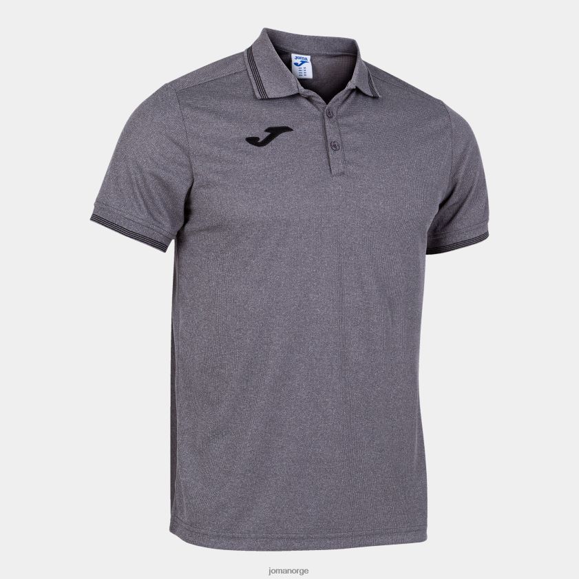 nei Joma poloskjorte kortermet campus iii melert grå FBD0T01533 menn