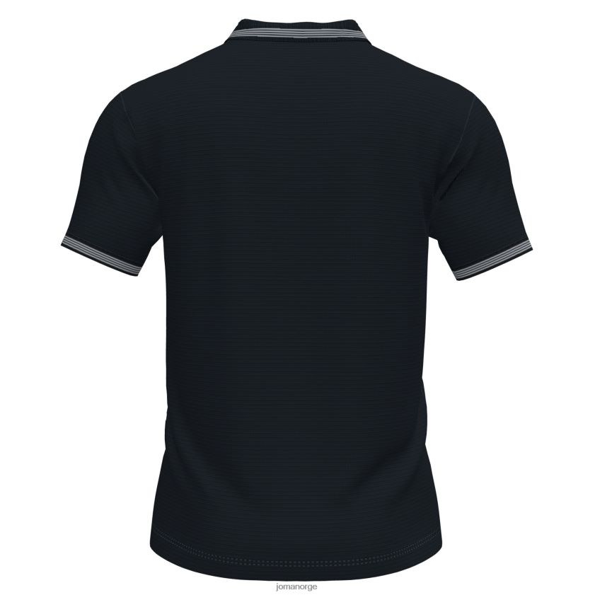 nei Joma poloskjorte kortermet campus iii svart FBD0T01302 menn