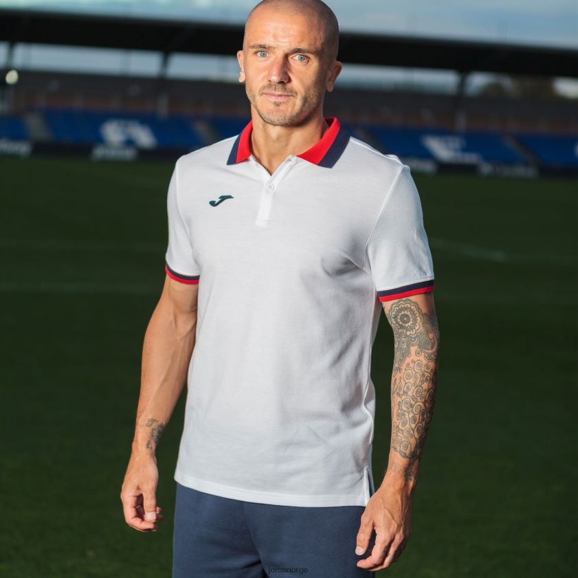 nei Joma poloskjorte kortermet confort ii hvit FBD0T01338 menn