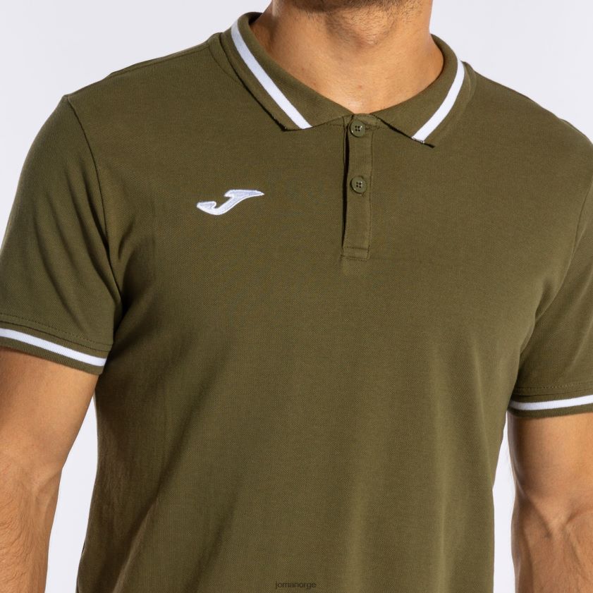 nei Joma poloskjorte kortermet confort ii kaki FBD0T03311 menn