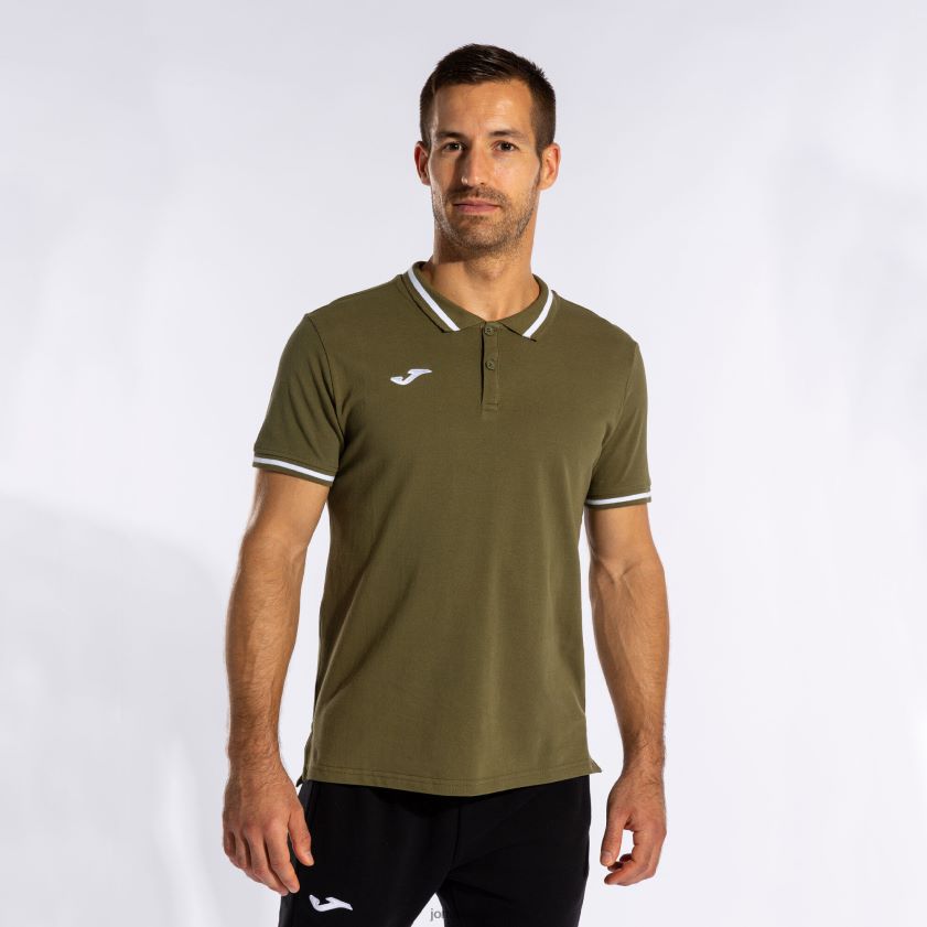 nei Joma poloskjorte kortermet confort ii kaki FBD0T03311 menn