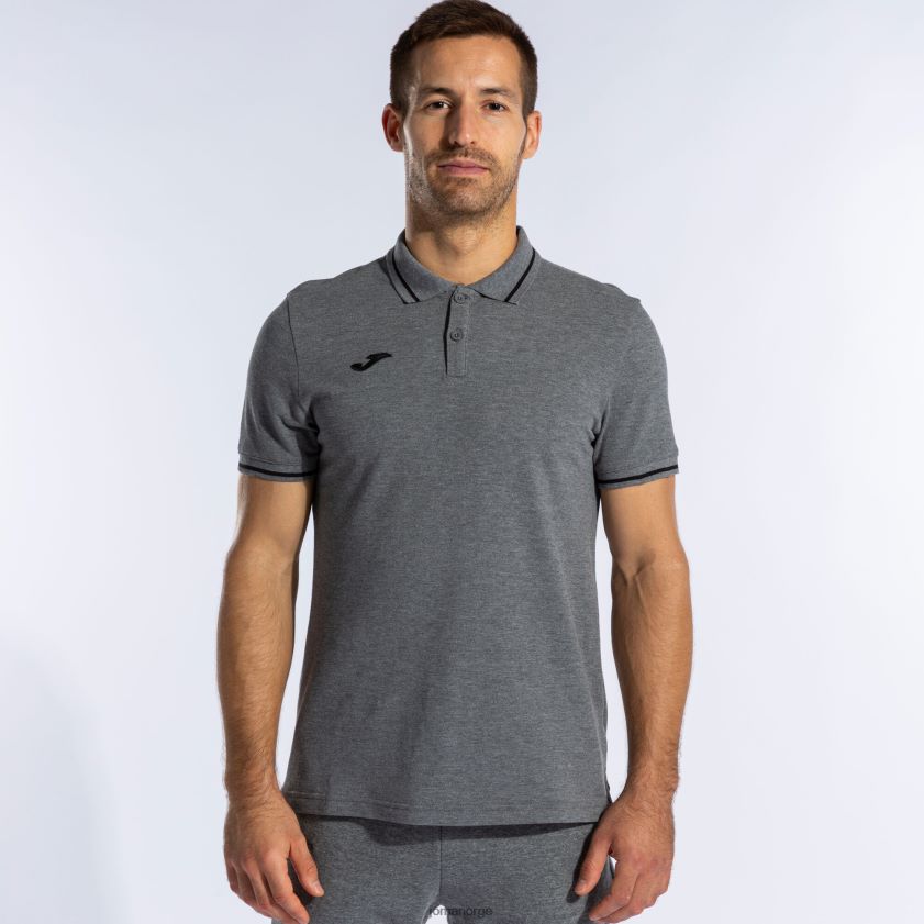 nei Joma poloskjorte kortermet confort ii melert grå FBD0T0465 menn