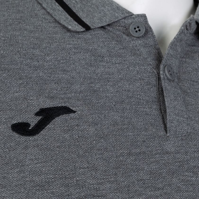 nei Joma poloskjorte kortermet confort ii melert grå FBD0T0465 menn
