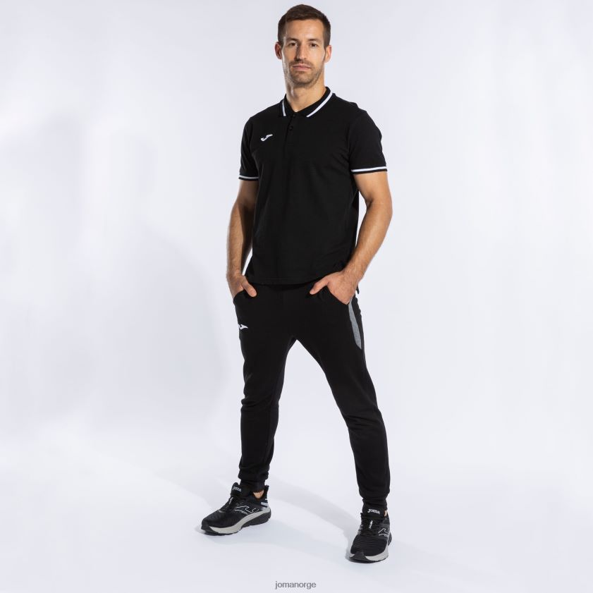 nei Joma poloskjorte kortermet confort ii svart FBD0T01218 menn