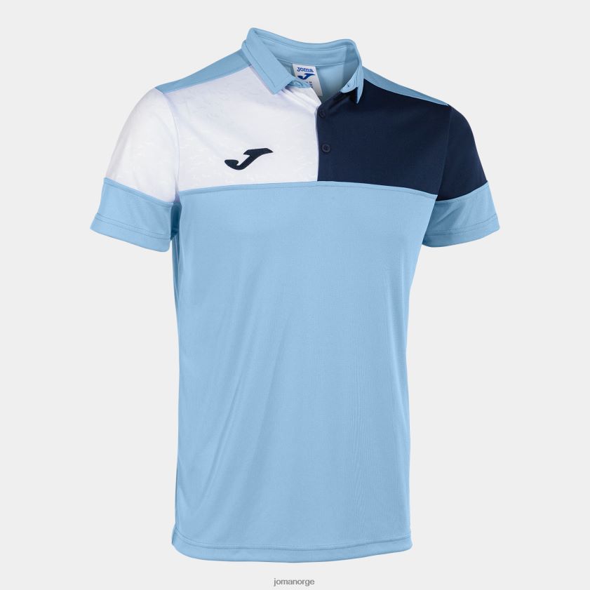 nei Joma poloskjorte kortermet crew v himmelblå marineblå hvit FBD0T0397 menn