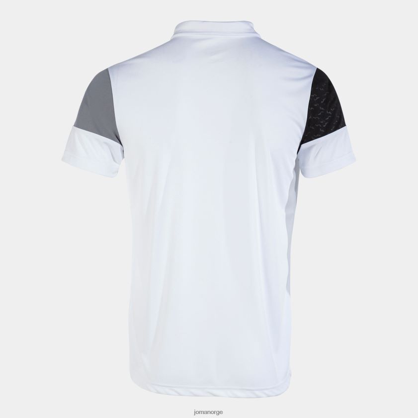 nei Joma poloskjorte kortermet crew v hvit grå svart FBD0T0643 menn