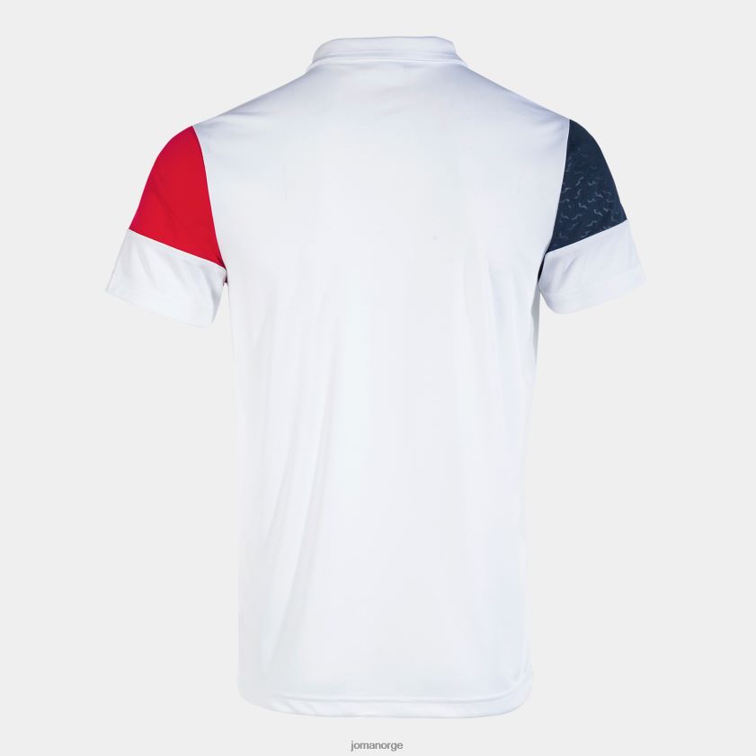 nei Joma poloskjorte kortermet crew v hvit rød marineblå FBD0T0206 menn