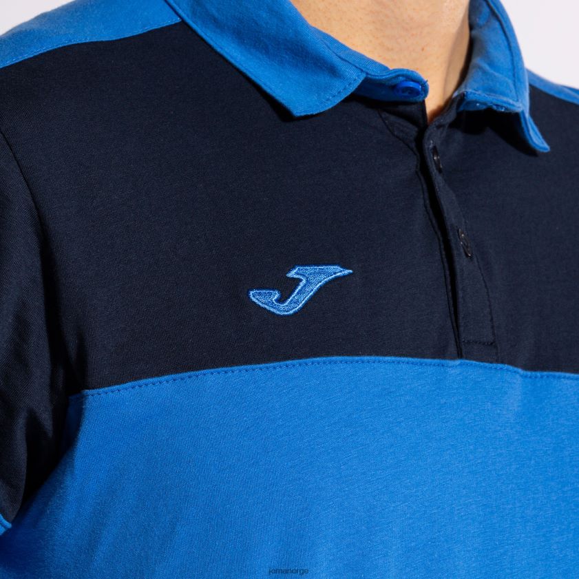 nei Joma poloskjorte kortermet crew v kongeblå marineblå FBD0T0178 menn