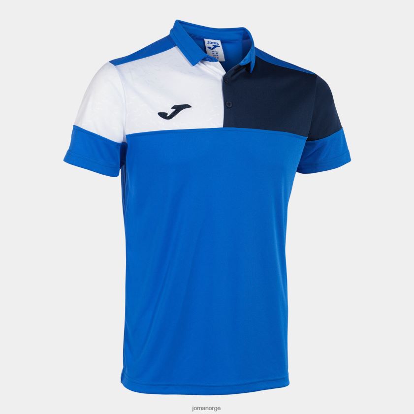 nei Joma poloskjorte kortermet crew v kongeblå marineblå hvit FBD0T01151 menn