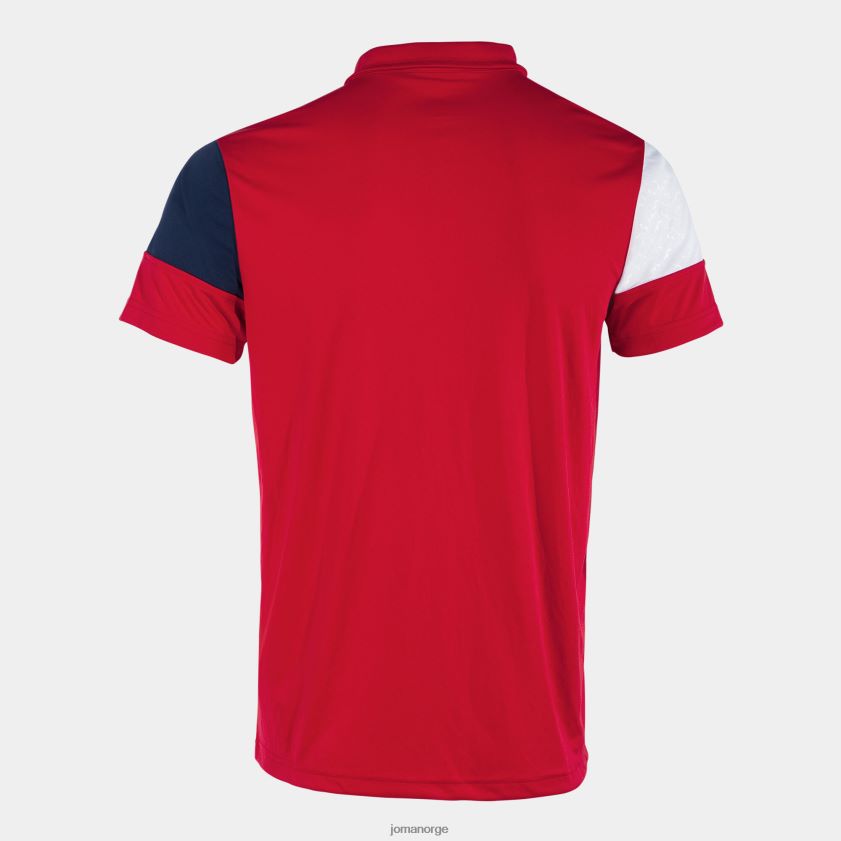 nei Joma poloskjorte kortermet crew v rød marineblå hvit FBD0T0644 menn