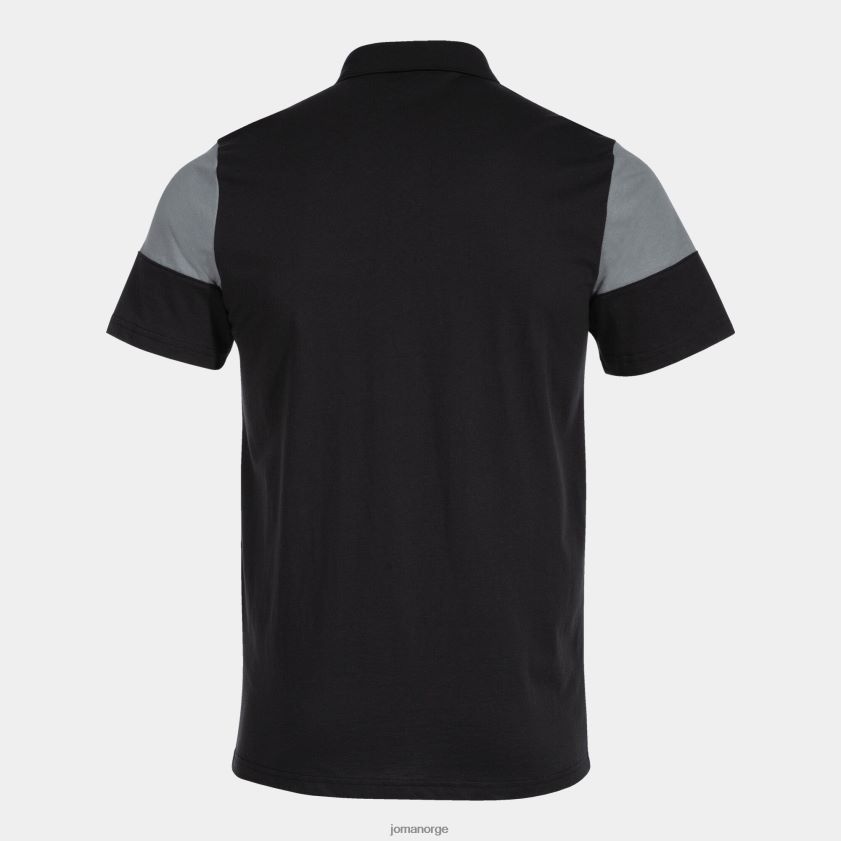 nei Joma poloskjorte kortermet crew v svart grå FBD0T0626 menn