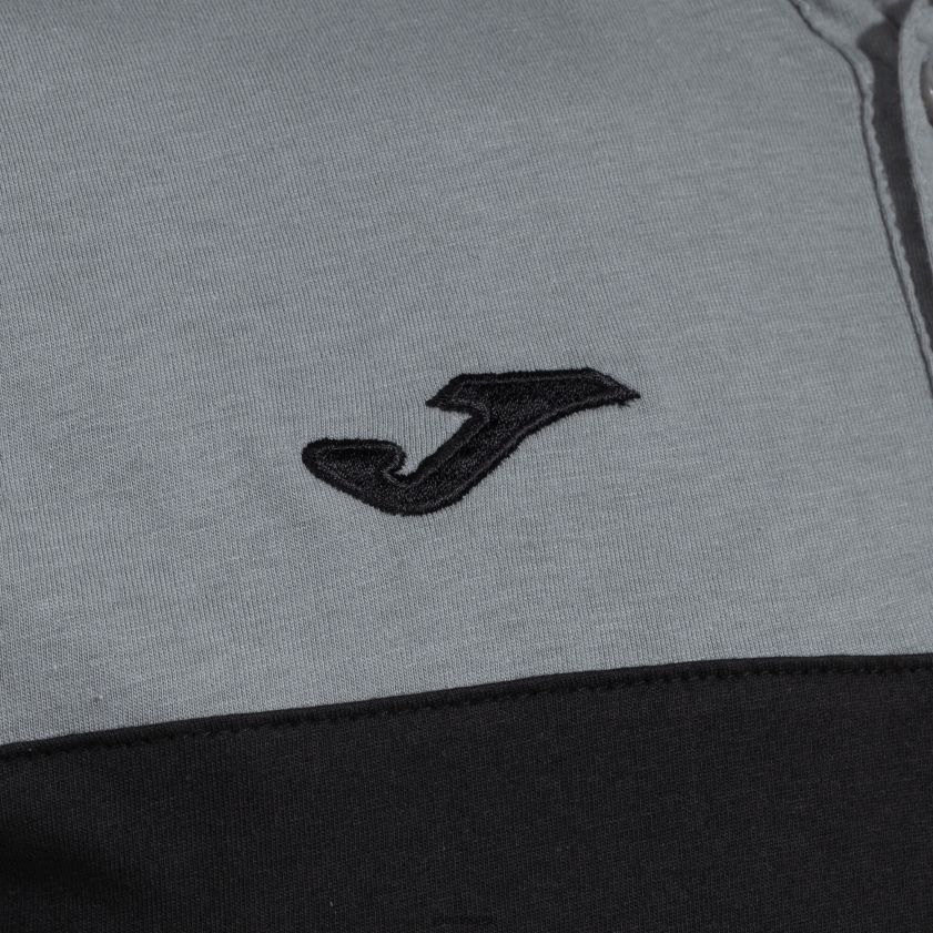 nei Joma poloskjorte kortermet crew v svart grå FBD0T0626 menn