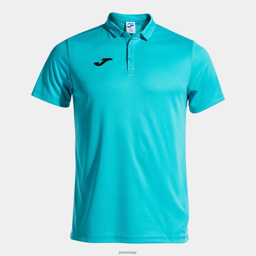 nei Joma poloskjorte kortermet hobby fluorescerende turkis FBD0T0847 menn