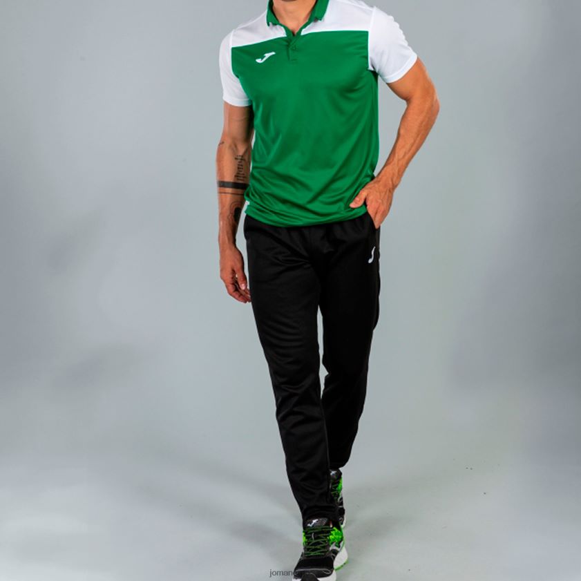nei Joma poloskjorte kortermet hobby ii grønn hvit FBD0T04629 menn