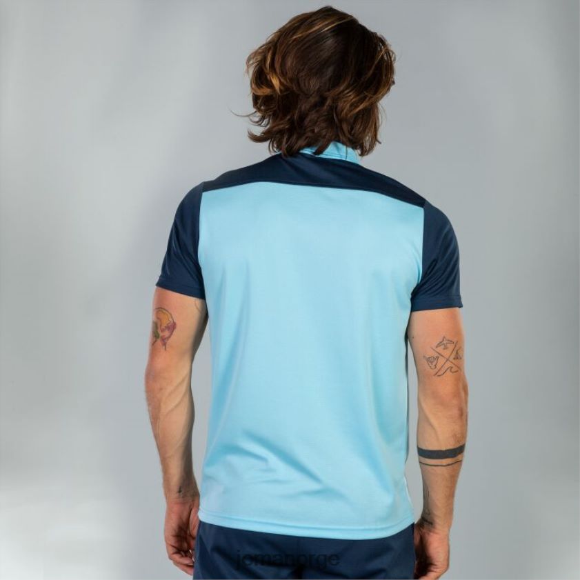 nei Joma poloskjorte kortermet hobby ii himmelblå marineblå FBD0T01283 menn