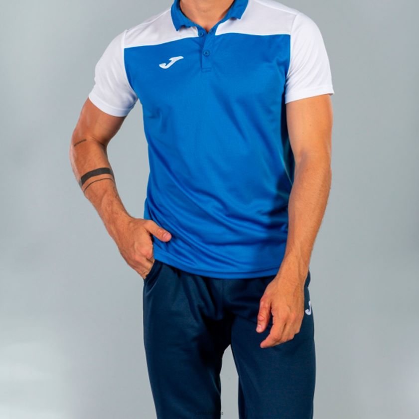 nei Joma poloskjorte kortermet hobby ii kongeblå hvit FBD0T0568 menn