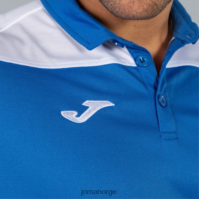nei Joma poloskjorte kortermet hobby ii kongeblå hvit FBD0T0568 menn