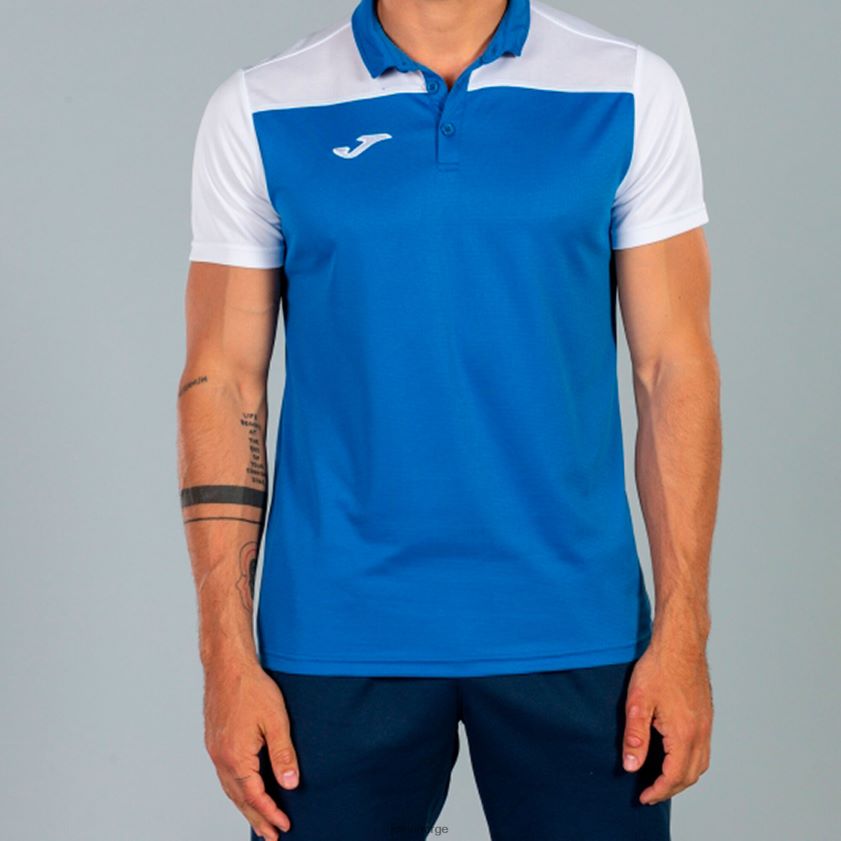 nei Joma poloskjorte kortermet hobby ii kongeblå hvit FBD0T0568 menn