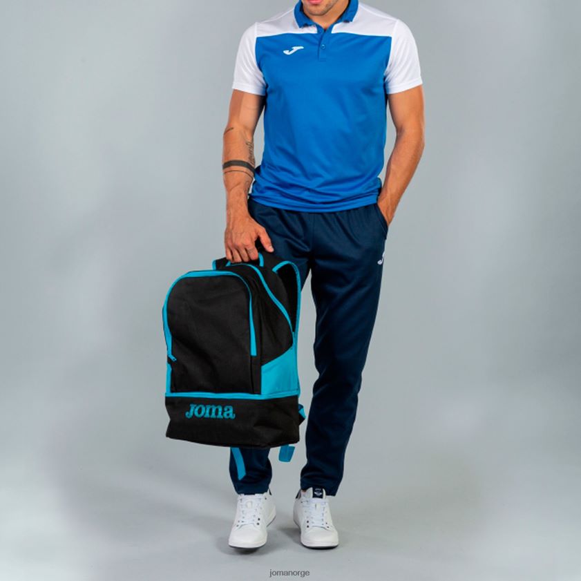 nei Joma poloskjorte kortermet hobby ii kongeblå hvit FBD0T0568 menn