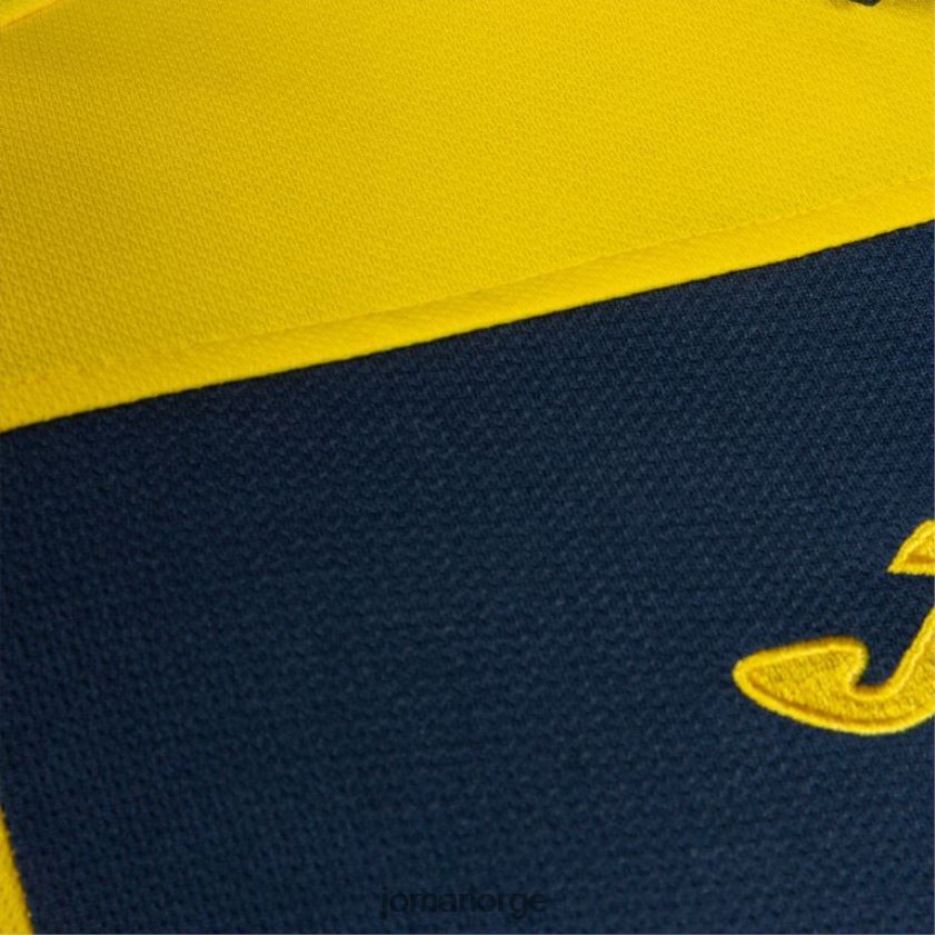 nei Joma poloskjorte kortermet hobby ii marineblå gul FBD0T01464 menn