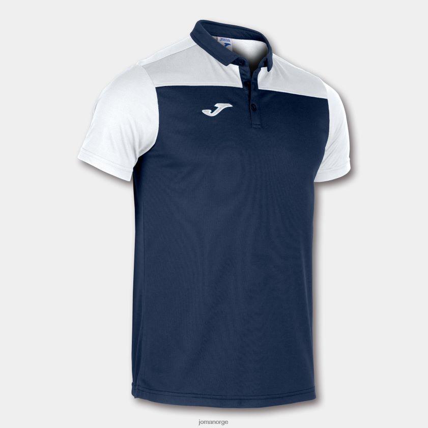 nei Joma poloskjorte kortermet hobby ii marineblå hvit FBD0T0519 menn