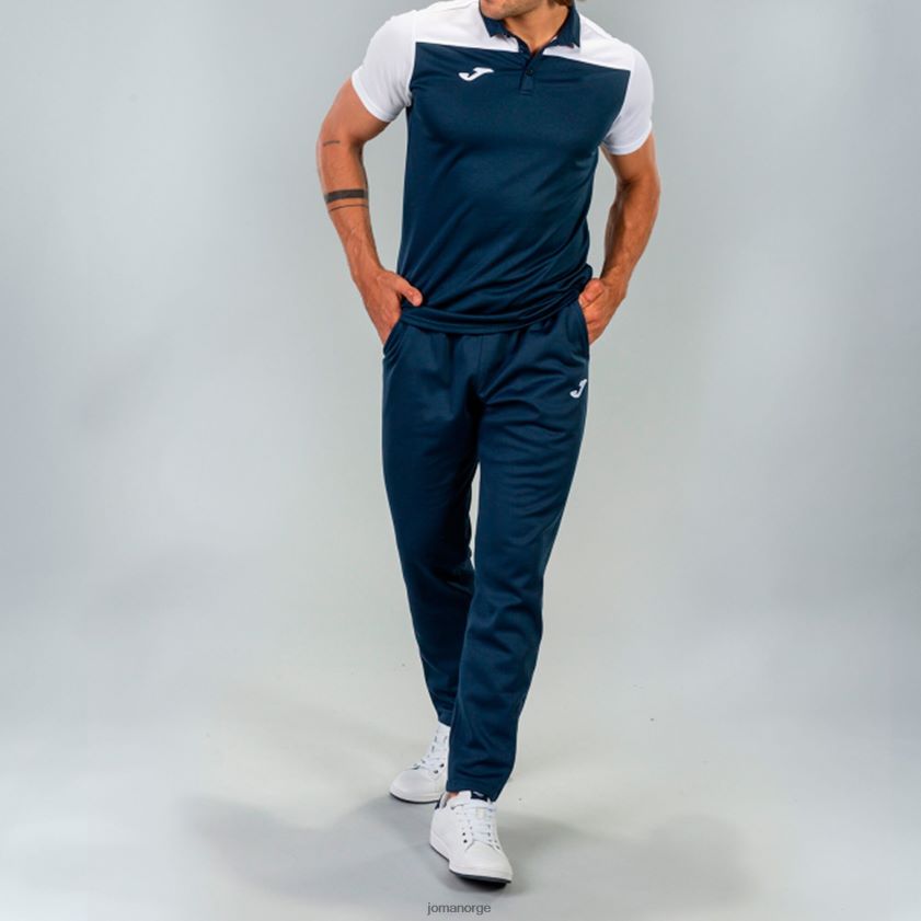 nei Joma poloskjorte kortermet hobby ii marineblå hvit FBD0T0519 menn
