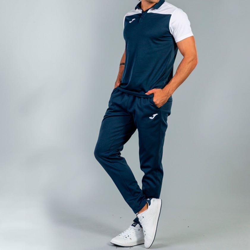 nei Joma poloskjorte kortermet hobby ii marineblå hvit FBD0T0519 menn