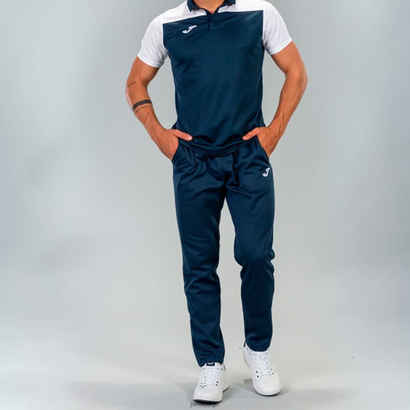 nei Joma poloskjorte kortermet hobby ii marineblå hvit FBD0T0519 menn