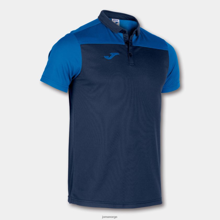 nei Joma poloskjorte kortermet hobby ii marineblå kongeblå FBD0T04449 menn