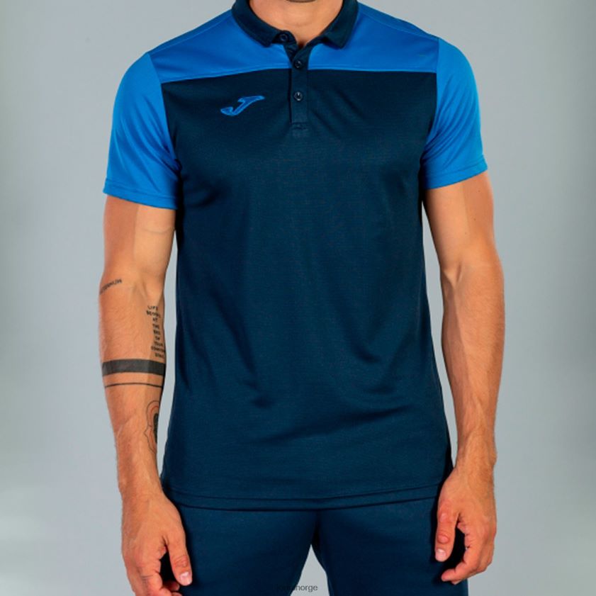 nei Joma poloskjorte kortermet hobby ii marineblå kongeblå FBD0T04449 menn