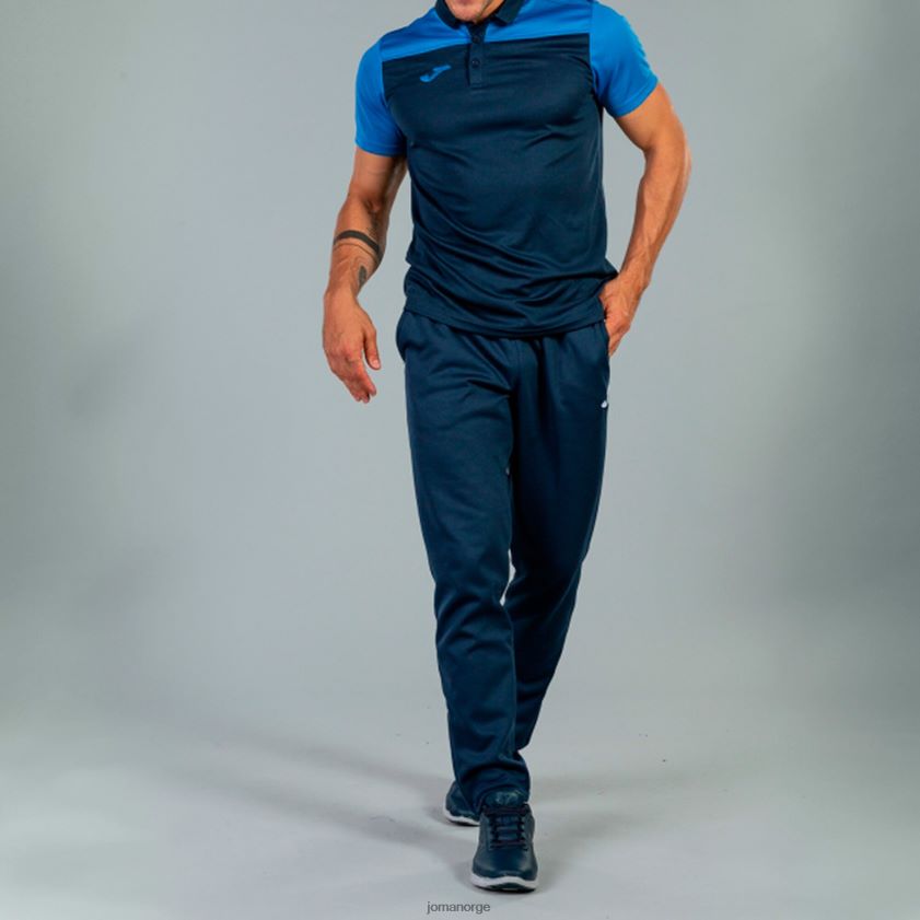 nei Joma poloskjorte kortermet hobby ii marineblå kongeblå FBD0T04449 menn