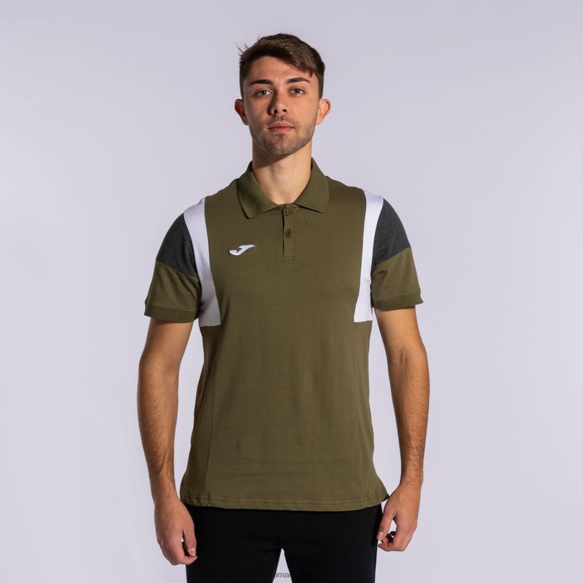 nei Joma poloskjorte kortermet komfort iii kaki FBD0T04371 menn
