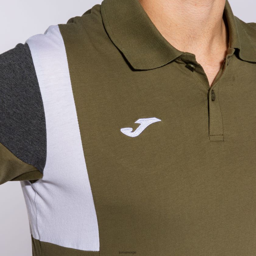 nei Joma poloskjorte kortermet komfort iii kaki FBD0T04371 menn