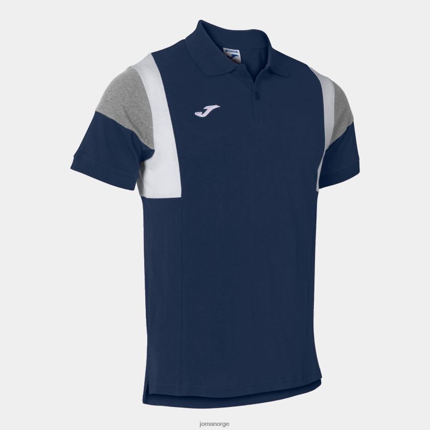 nei Joma poloskjorte kortermet komfort iii marineblå FBD0T04227 menn