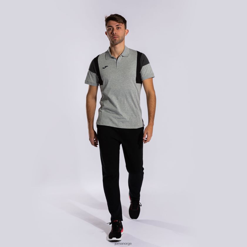 nei Joma poloskjorte kortermet komfort iii melert grå FBD0T02862 menn