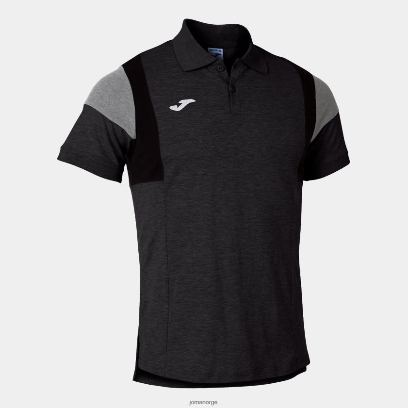 nei Joma poloskjorte kortermet komfort iii melert grå FBD0T03152 menn