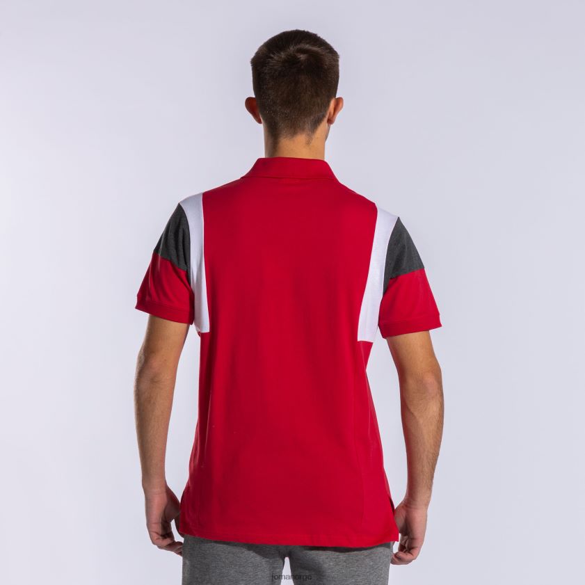 nei Joma poloskjorte kortermet komfort iii rød FBD0T03079 menn
