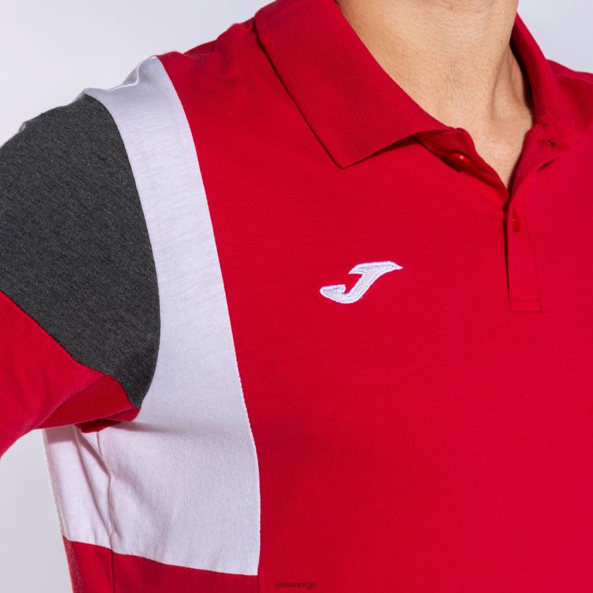 nei Joma poloskjorte kortermet komfort iii rød FBD0T03079 menn